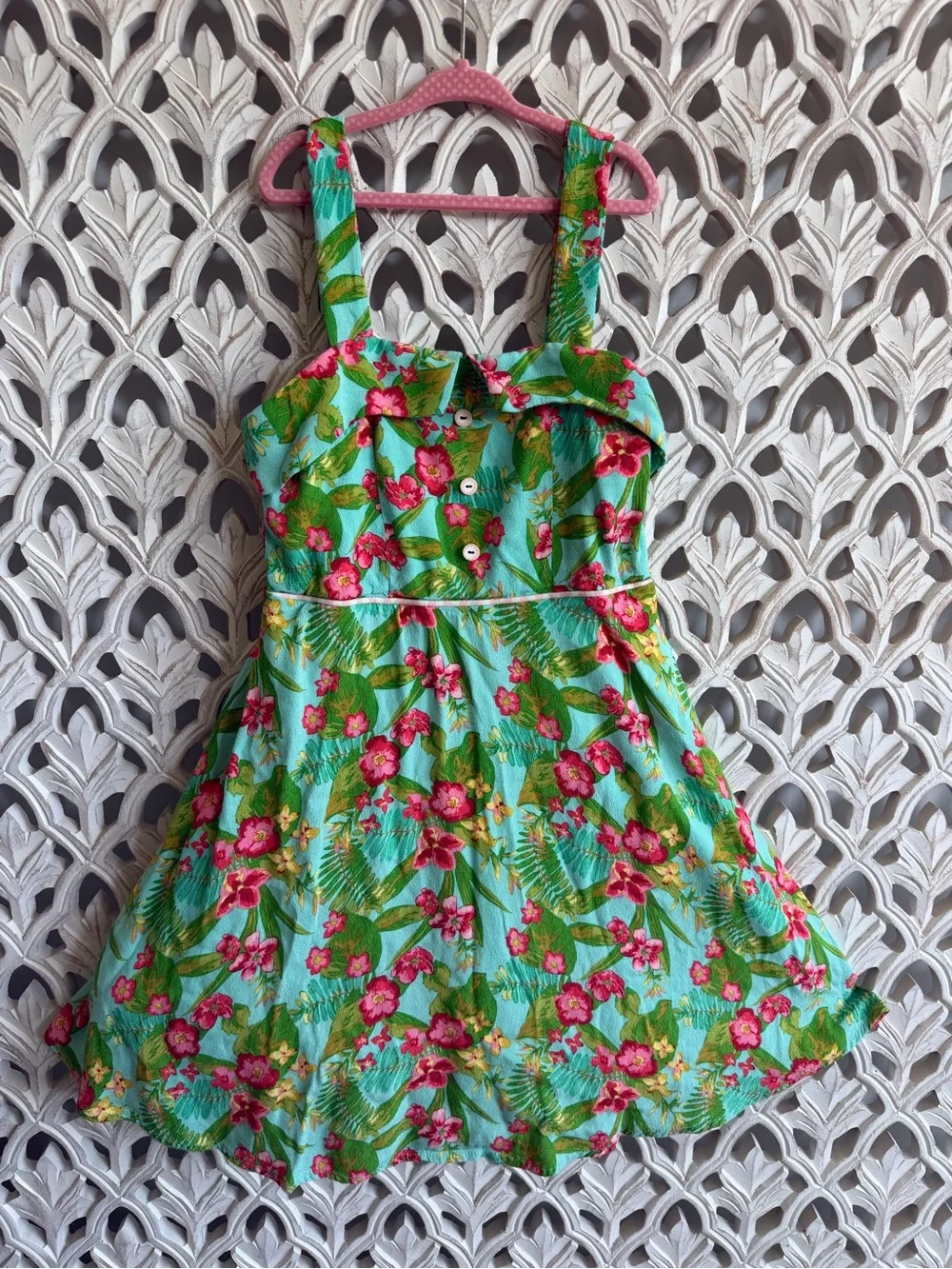 435 by Matilda Jane Girls Tropical Floral Sundress Size 12